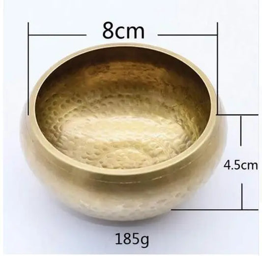 Nepal Handmade Buddha Tibet Bowl Bowl Ritual Music Therapy Copper Chime Copper Tibetan Singing Bowl